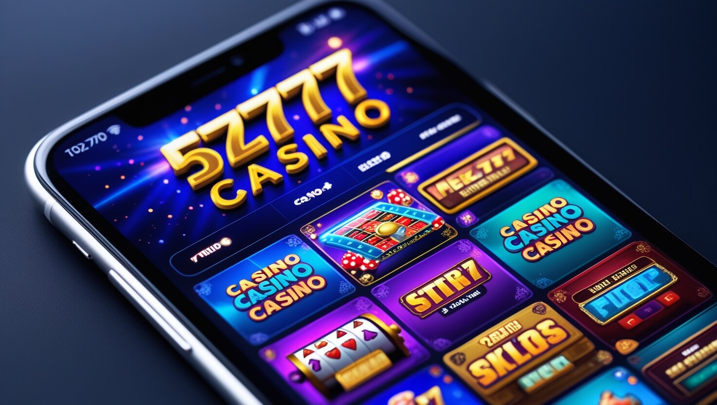 5z777 app on Android and iPhone screens with cricket odds and live casino